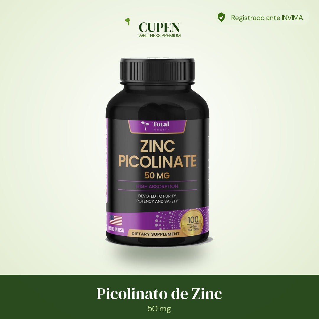 Zinc Picolinato Premium 50 mg Garden of Life