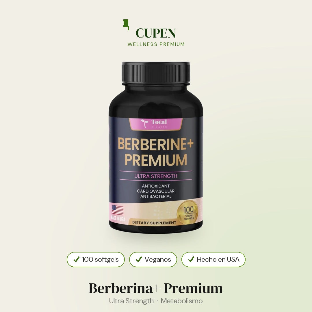 Berberina+ Premium Ultra Strength de CUPEN: 100 softgels veganos hechos en USA