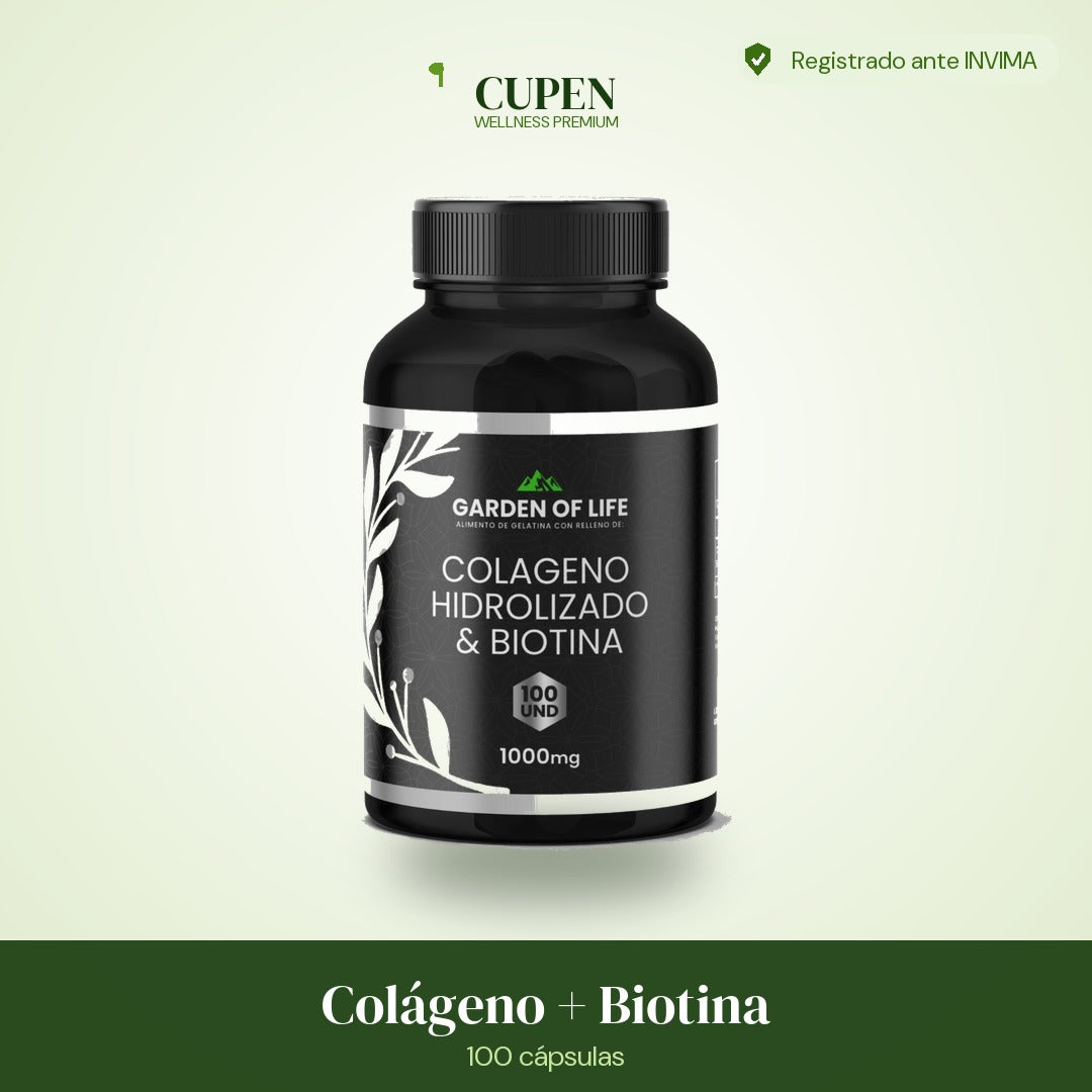 COLAGENO HIDROLIZADO+BIOTINA GARDEN OF