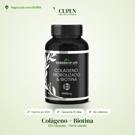 COLAGENO HIDROLIZADO+BIOTINA GARDEN OF