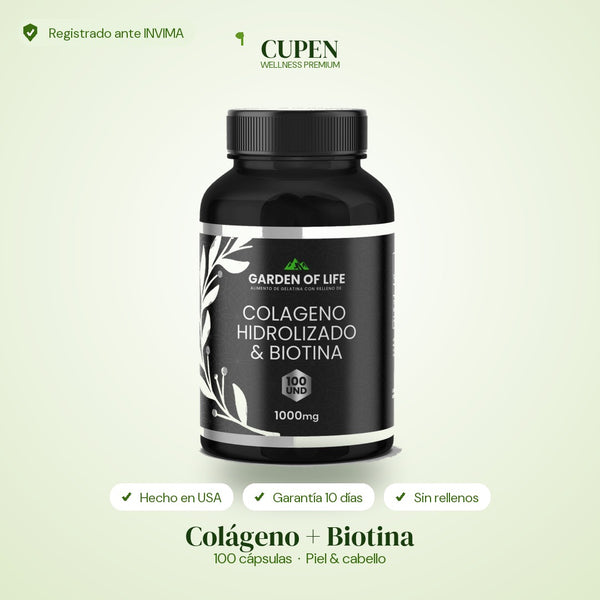 COLAGENO HIDROLIZADO+BIOTINA GARDEN OF
