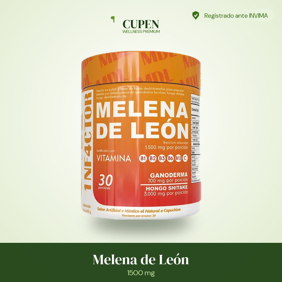 Tarro de Melena de León en polvo 450 g CUPEN