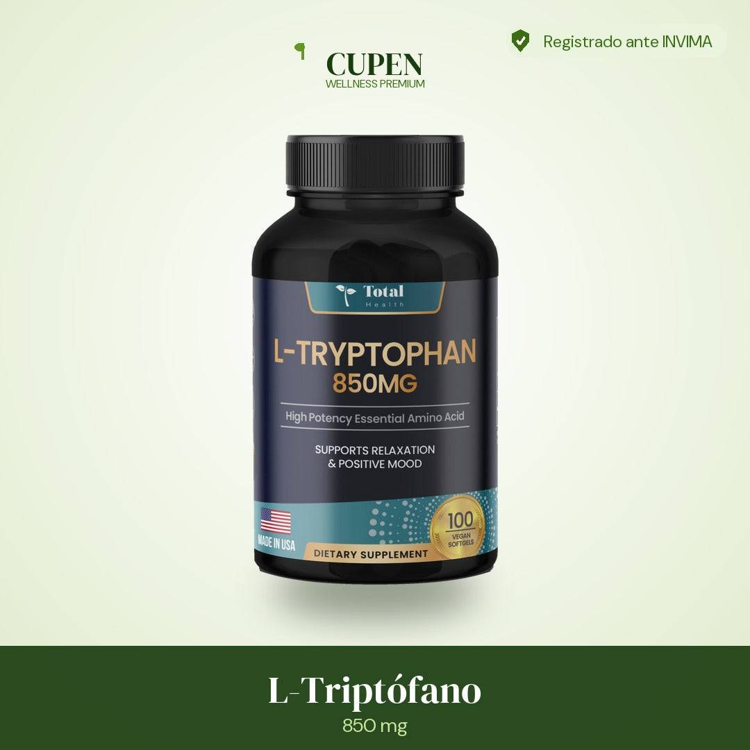 Frasco de L-Triptófano 850 mg CUPEN