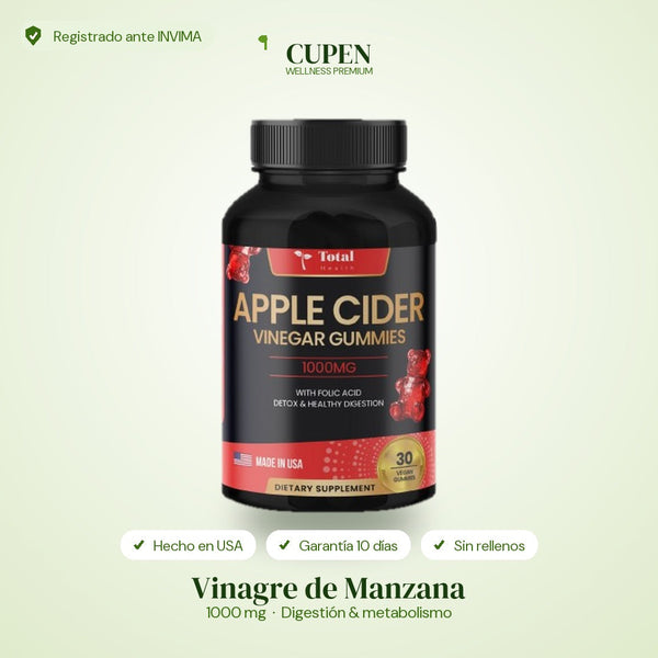 Gomas de Vinagre de Manzana 1000 mg