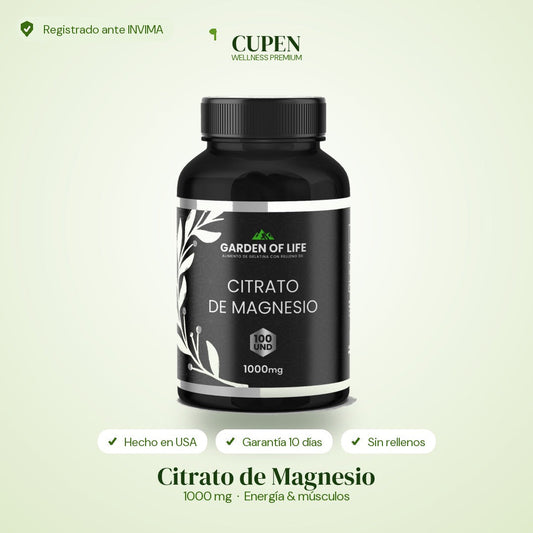 Citrato de Magnesio Garden of Life