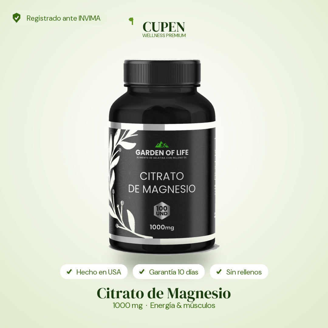 Citrato de Magnesio - beneficios